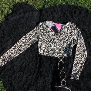 Top Show Leopar Blouse